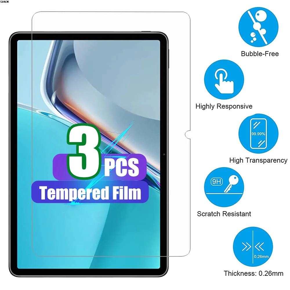 

Screen Protector for Huawei MatePad 11 (2021) 10.95" Tempered Glass Anti Fingerprint Bubble Free 9H Hardness Tempered Glass Film