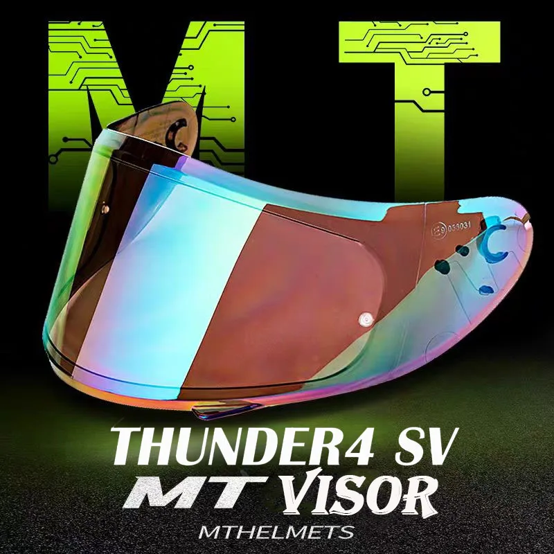 

Козырек для шлема для MT THUNDER 4 SV STINGER 2, черный, прозрачный, золотой, линзы для мотоциклетного шлема, аксессуары для лобового стекла