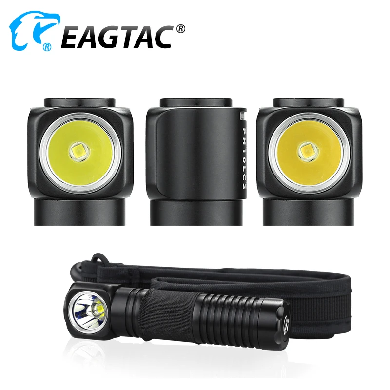 EAGTAC SPORTAC PH10LC2 XML2 1282lm Nichia Red Amber LED Headlamp 18650 CR23A Battery Long Throw Camping Hiking Hunting Torch
