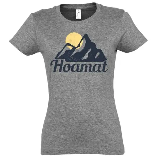 Jugend designz "hoamat" damen t-shirt lustig spruch land zu hause heimat wandern