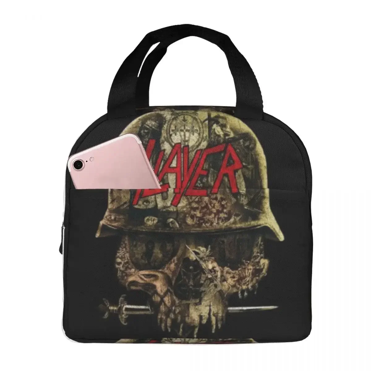 

Slayer Ghost War Sticker Thermal Insulated Lunch Bag Insulated bento bag Meal Container Insulated bag High Capacity Tote Lunch