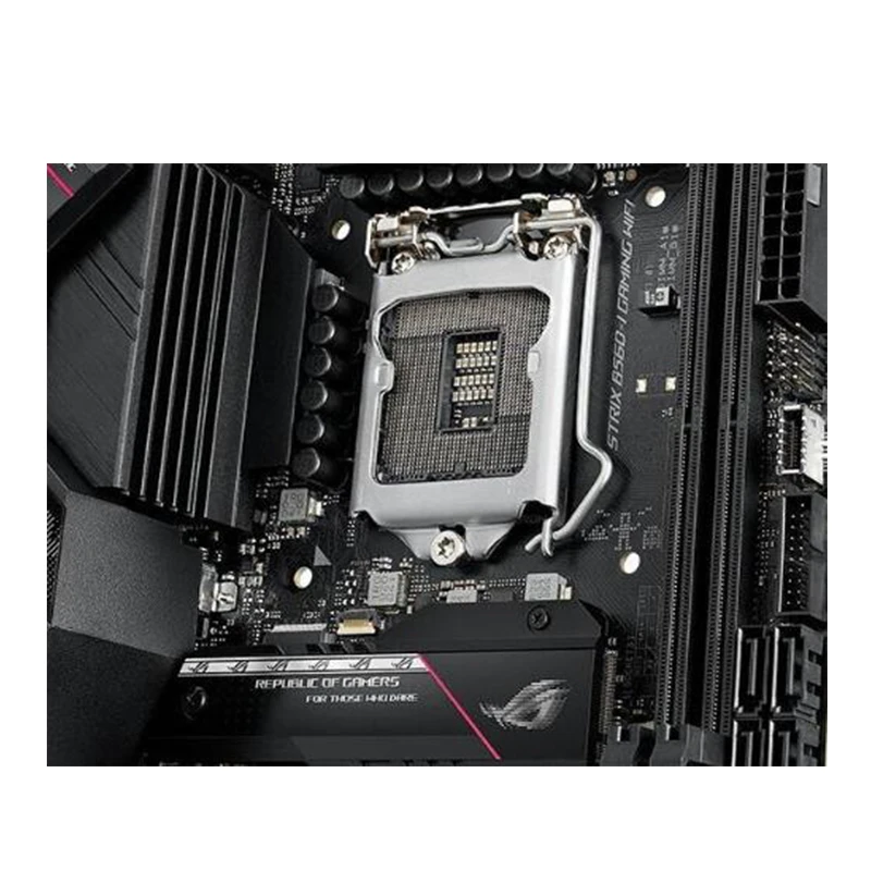 Imagem -02 - Rog Strix B560-i Placas-mãe Gaming Wifi Mini Itx Lga 1200 Ddr4 Intel B560 Desktop Mainboard M.2 Sata Iii Usb 3.0