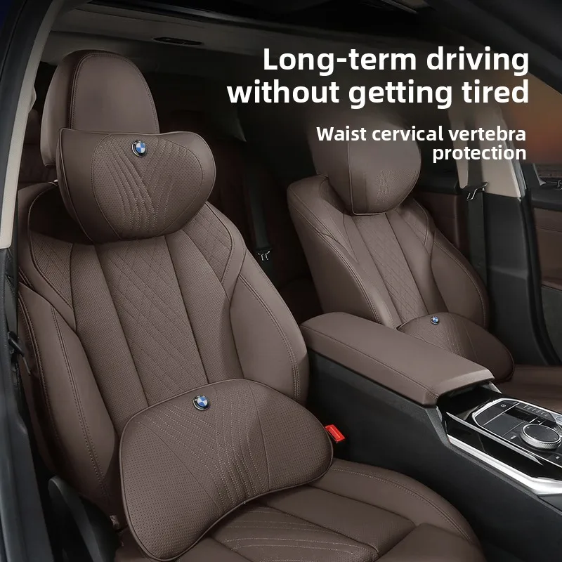 

For BMW Headrest Neck Pillow 5 3 7 Series Special Car Waist Cushion x1x3x5/530 Interior for 3/5 Series Cars