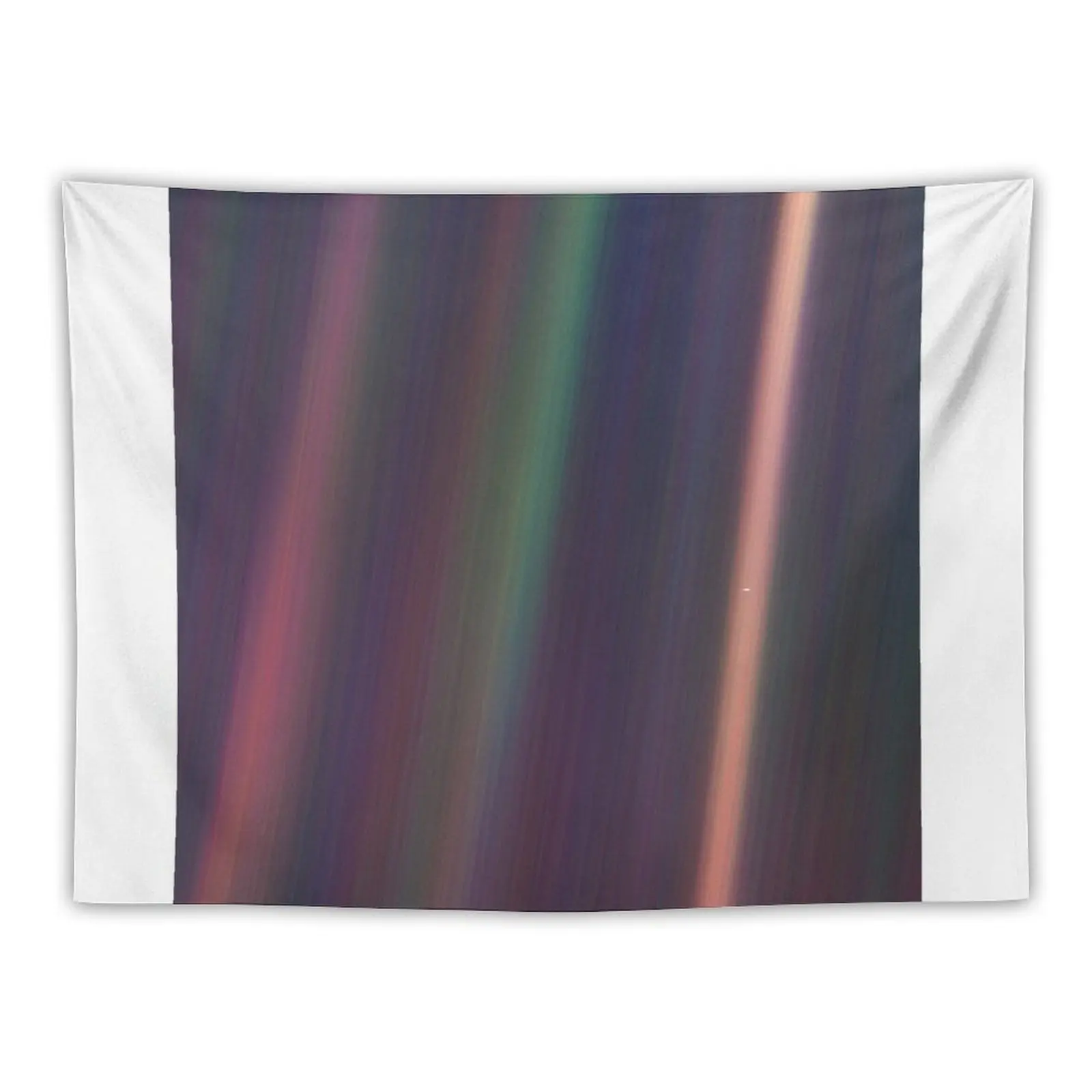 New Pale Blue Dot, Voyager 1 Tapestry Wall Carpet Home Decor Aesthetic