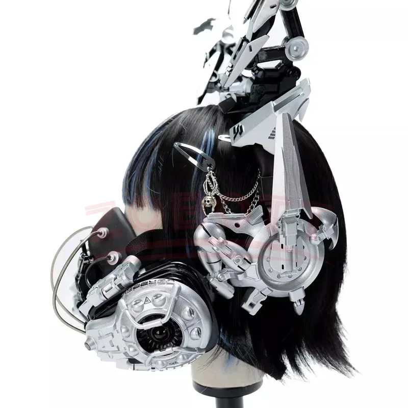 

DY20MR.3P Rabbit X Messenger Mine Series lo NetEase Girl панк Механическая маска COS Беспроводные Bluetooth наушники Реквизит для косплея 25