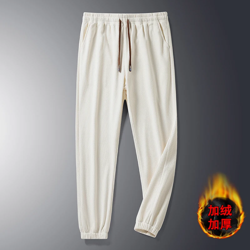 

Мужские брюки, весенне-осенние повседневные длинные брюки, свободные прямые спортивные широкие брюки, спортивные штаны, драпированные рабочие брюки для мужчин