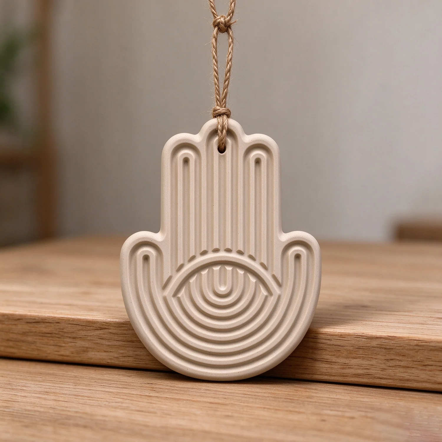 Silicone Mold For Hamsa Hand Wall Hanging Decor, Evil Eye Hand Plaque Casting Mold, DIY Cement  Wall Ornament Silicone Mould