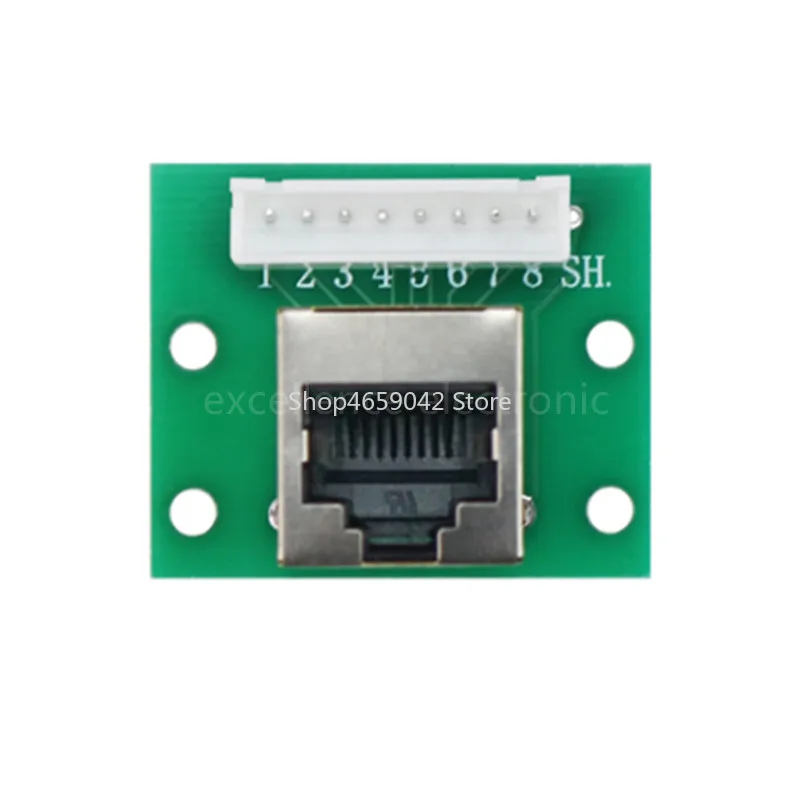 1pc RJ45 Adapter Board To XH2.54 Modular Ethernet Connector Network Interface + Breakout Board + Pin Header Connector