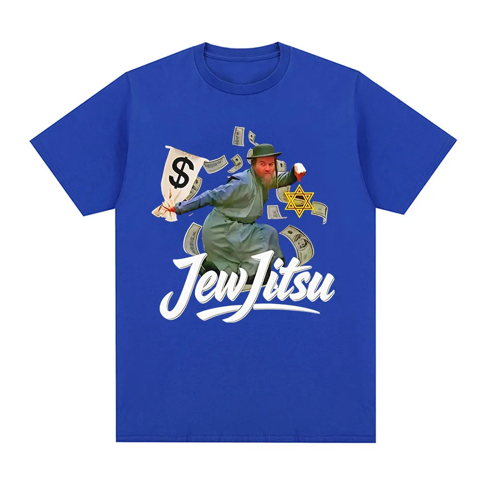 Jew-Jitsu Jewish Judo Karate Martial Arts Funny Meme T-Shirt Men Women Fashion Humor T-shirts Casual Cotton Short Sleeve T Shirt