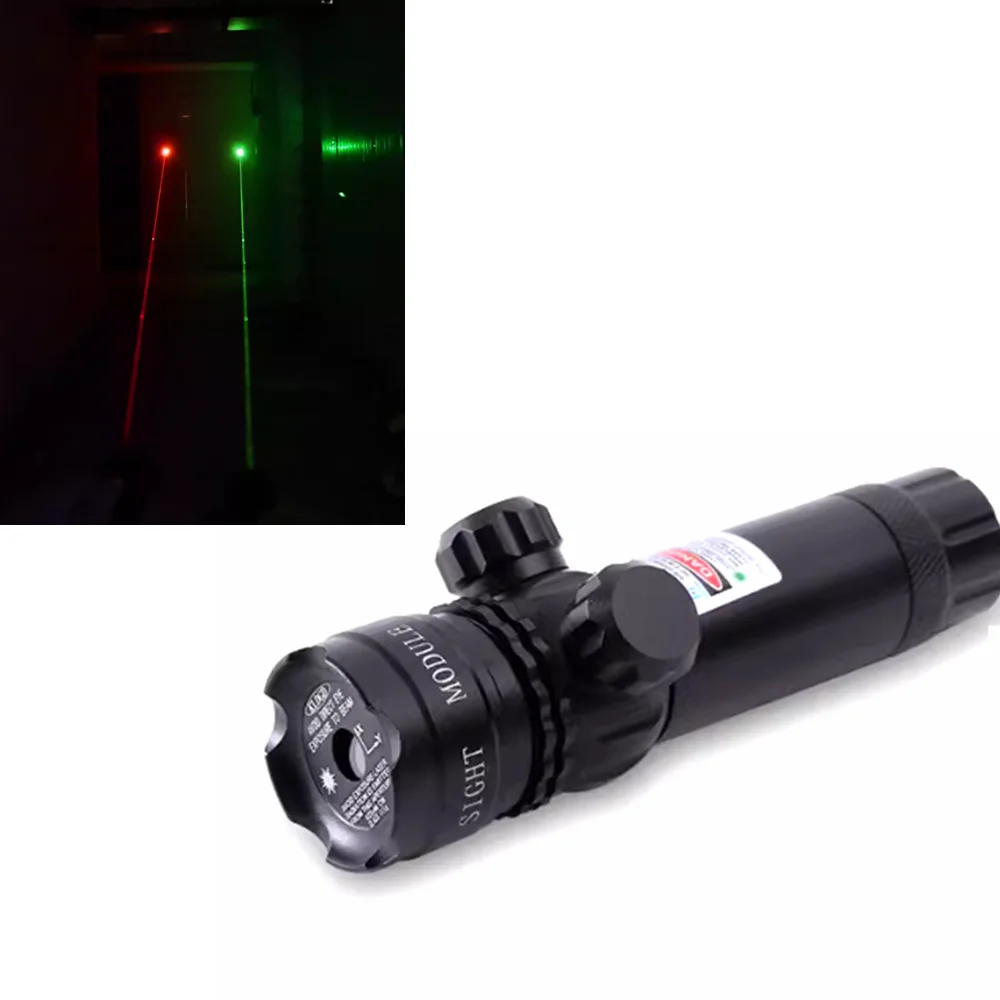 Adjustable seismic and waterproof 650nm  5mw Red light laser/532nm 30mw Green aiming calibrator module