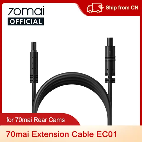 70mai Rear Cam Extend Cable EC01, 70mai Power Cable Type-C Port, micro USB Port