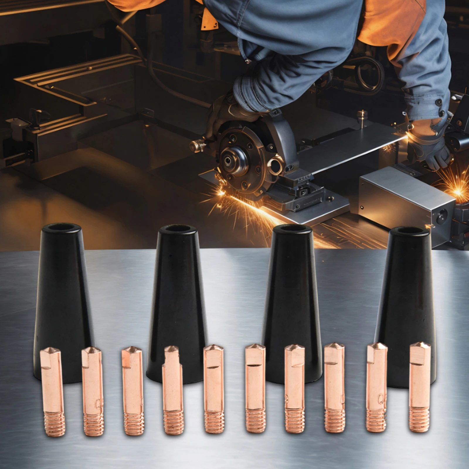 Quality Assured Gasless Flux Core Welding Torch Accessories Suitable for Common Applications Including For 14AK Model Kits