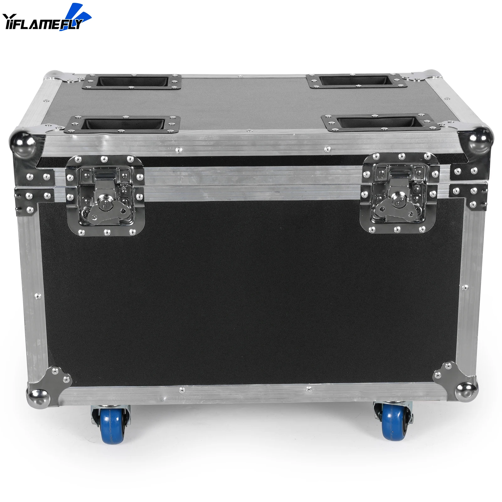 Yiflamefly Airline Case Heavy-duty Gator Case with Built in Wheels and Retractable Tow Handle For 4Pcs 150W Moving Head Light
