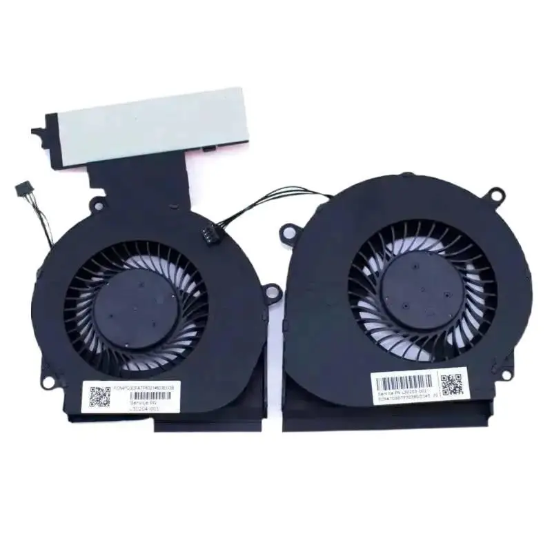 

CPU GPU Set Fan for Omen 15-DC Laptop L30204-001 L30203-001 *&*