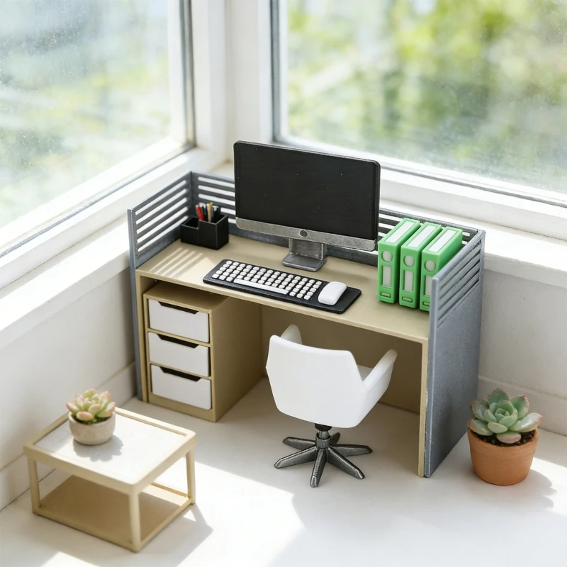 

Workstation Model For Architecture Display And Home Decoration Offices Desk