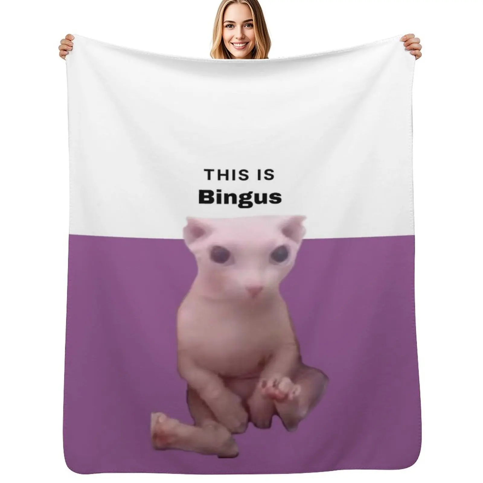 

This is Bingus Throw Blanket Plush Decorative Throw wednesday For Decorative Sofa Blankets