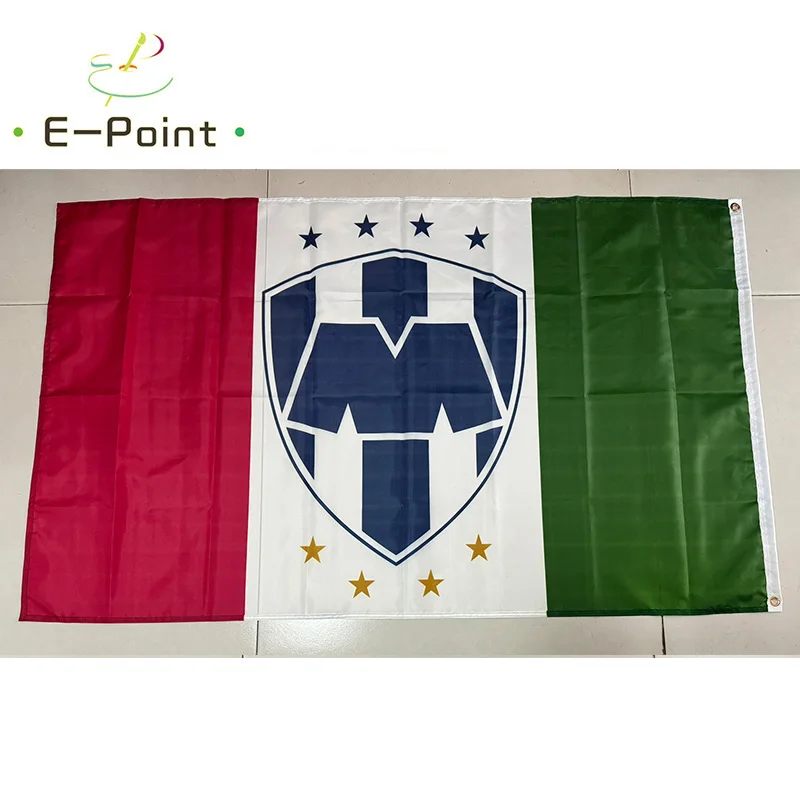 Mexico Liga Monterrey FC Flag 3ft*5ft (90*150cm) Size Christmas Decorations for Home Flag Banner Gifts