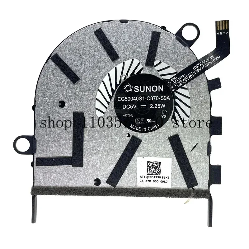 Ventilador de CPU de Repuesto para Lenovo Ideapad 710S Plus-13ISK 710S Plus-13IKB 710S Plus Touch-13IKB Serie EG50040S1-C870-S9A  DC5V JM