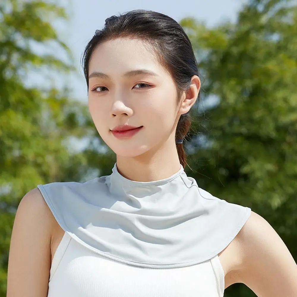 

Outdoor Neck Cover UV Protection Neckerchief Sunscreen Scarf Sunscreen Shawl Summer Neck Protection Bib Korean Style Scarves