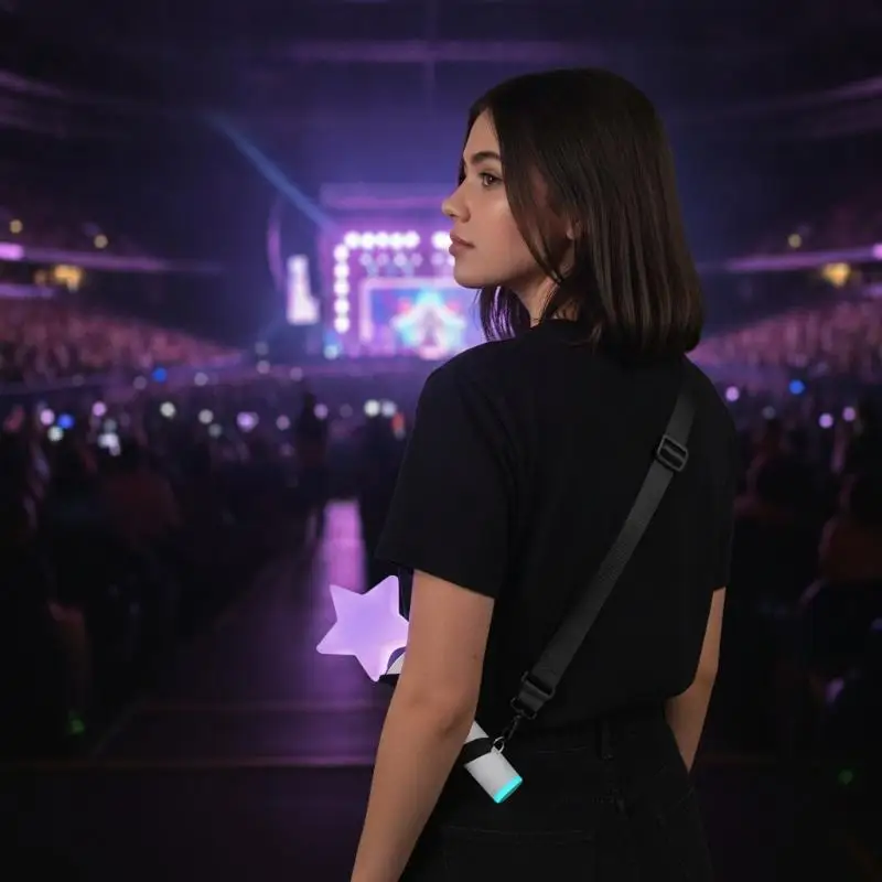 K- Lightstick Crossbody Strap, Solid Adjustable Lanyard, Portable Belt For Concert Fan Party, Lightstick Not Included