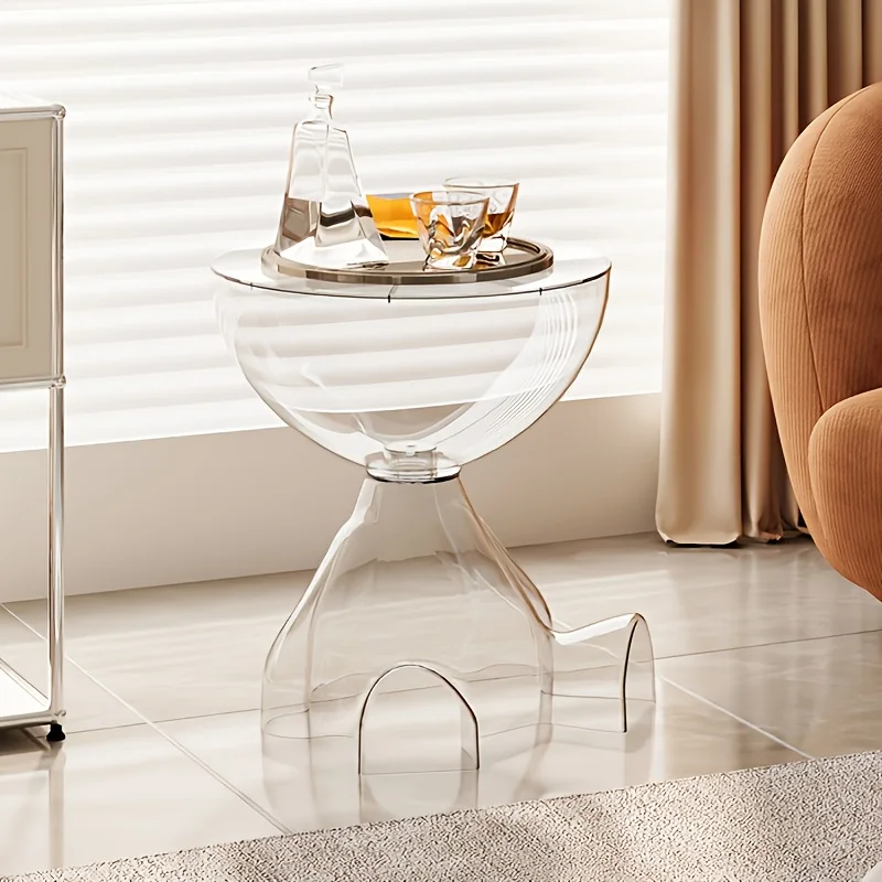 

Acrylic Coffee Table Sofa Bed Side Table Creative Transparent Coffee Table for Living Room Household Accessories Home Decor