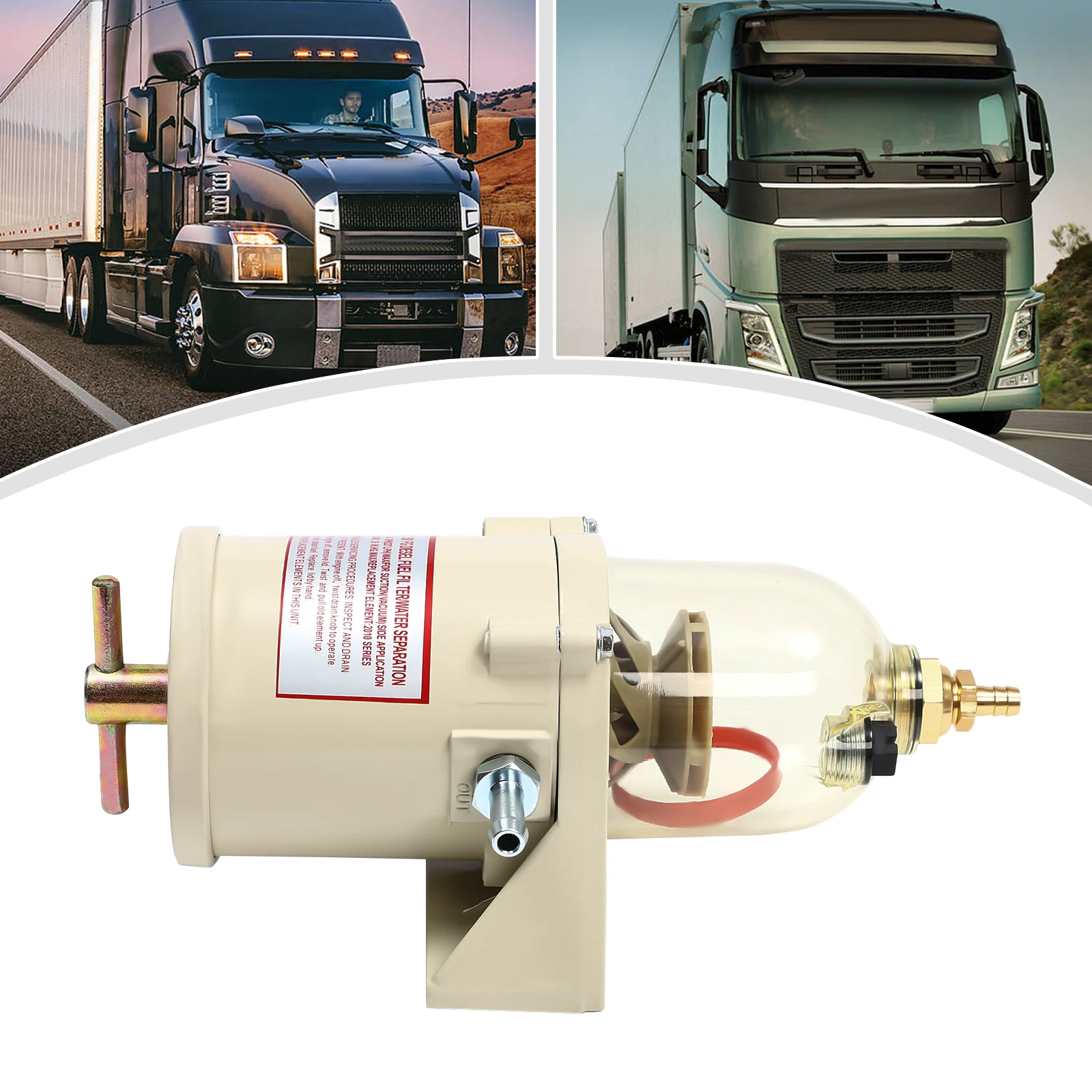 Separatore olio-acqua 500FG 500FH Motore marino Separatore acqua olio combustibile Cartuccia filtro diesel turbina