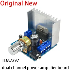 TDA7297 Version B Amplifier Board DC 9-15V 15W*2 Digital Audio Power Amplifier Module Stereo Dual Channel 15W + 15W Amplificador