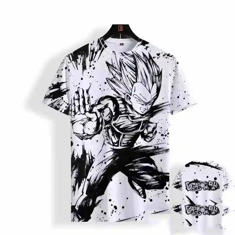 Dragon Ball japonais Anime Super Saiya Goku chemise pour hommes 5XL t-shirt T-shirts Y2k tendance vêtements surdimensionné Vegeta hommes vêtements