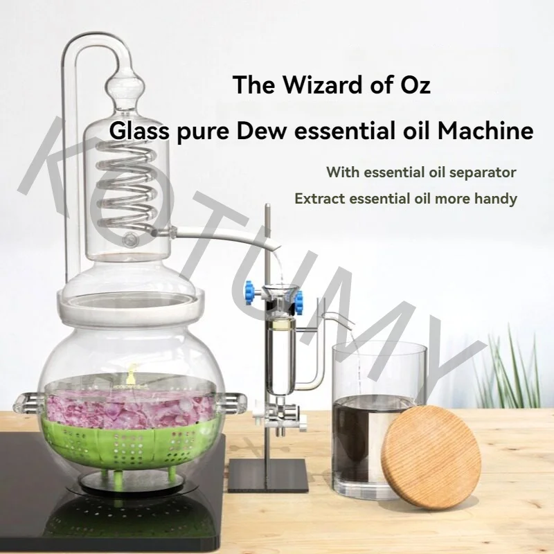 Household Dew Distiller 4000ml Small Essential Oil Distillation Perfume Dew Distiller Essential oil extractor