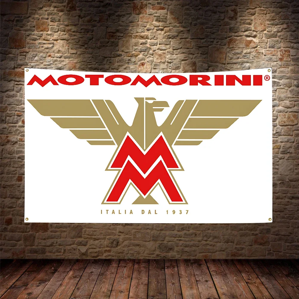 Moto Morinis Flag Polyester Digital Printing Banner For Bedroom Wall Art Tapestry Decoration Flag