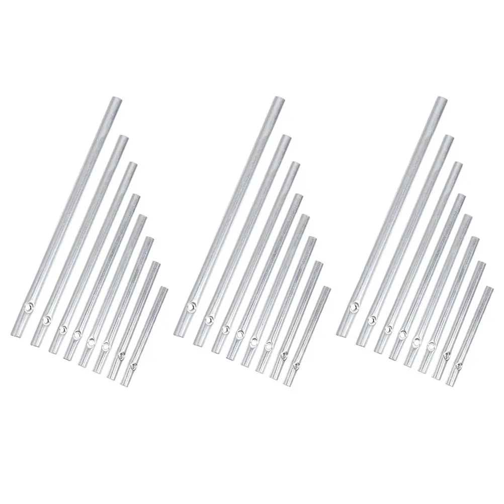 

24 PCS Wind Chime Pipes Aluminum Tube DIY Material Tuning Ornament Ladybug Chimes The Tubes