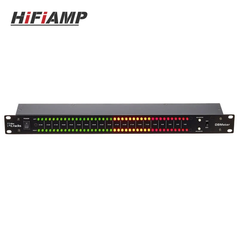 HiFiAMP DB100 Sprachgesteuertes DB-Meter Display VU-Meter Heim- und Bühnenverstärker Lautstärkepegel-Monitor