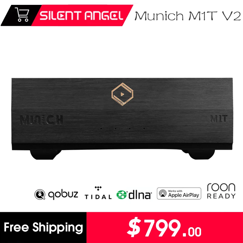 Silent Angel Munich M1T V2 High Fidelity Digital Lossless Master Band Music Player Digital Turntable Supports Roon Tidal DSD256