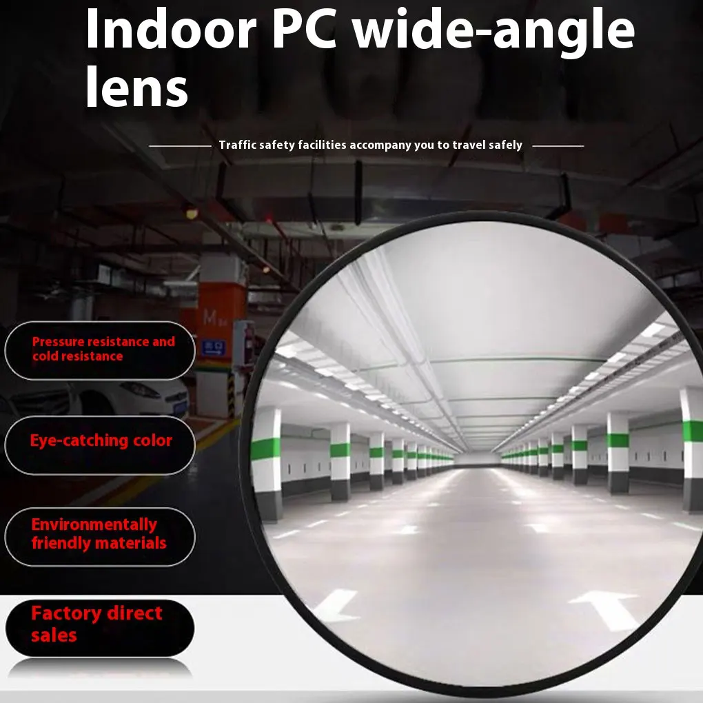 30cm Road Traffic Blind Spot Mirror Wide Angle Blind Spot Mirror Security Convex For Parking lot turning road Outdoor Security