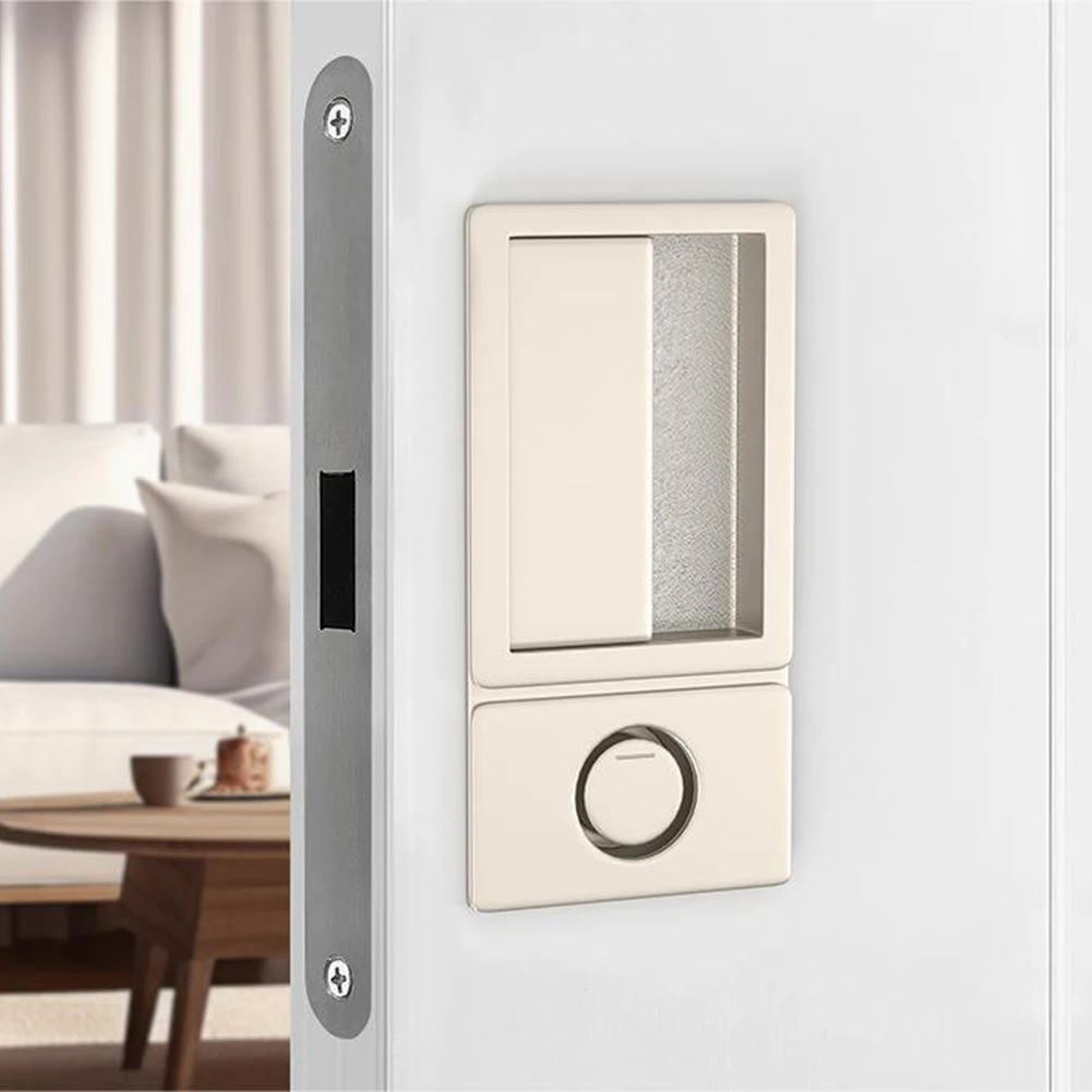 Effortless Functionality Handleless Flush Mount Door Lock Embedded Magnetic Lock Smooth And Quiet Operation For Bedroom Doors