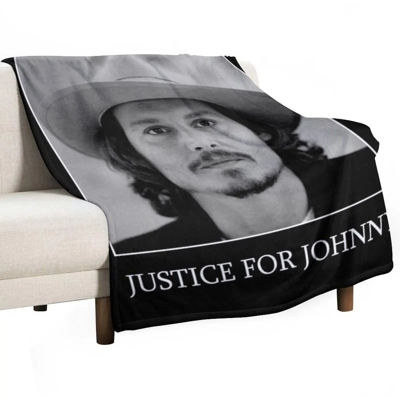 Justice For Johnny Depp, Stand Johnny Depp Throw Blanket Plaid Soft Beds christmas decoration Luxury Thicken Sofa Throw Blankets