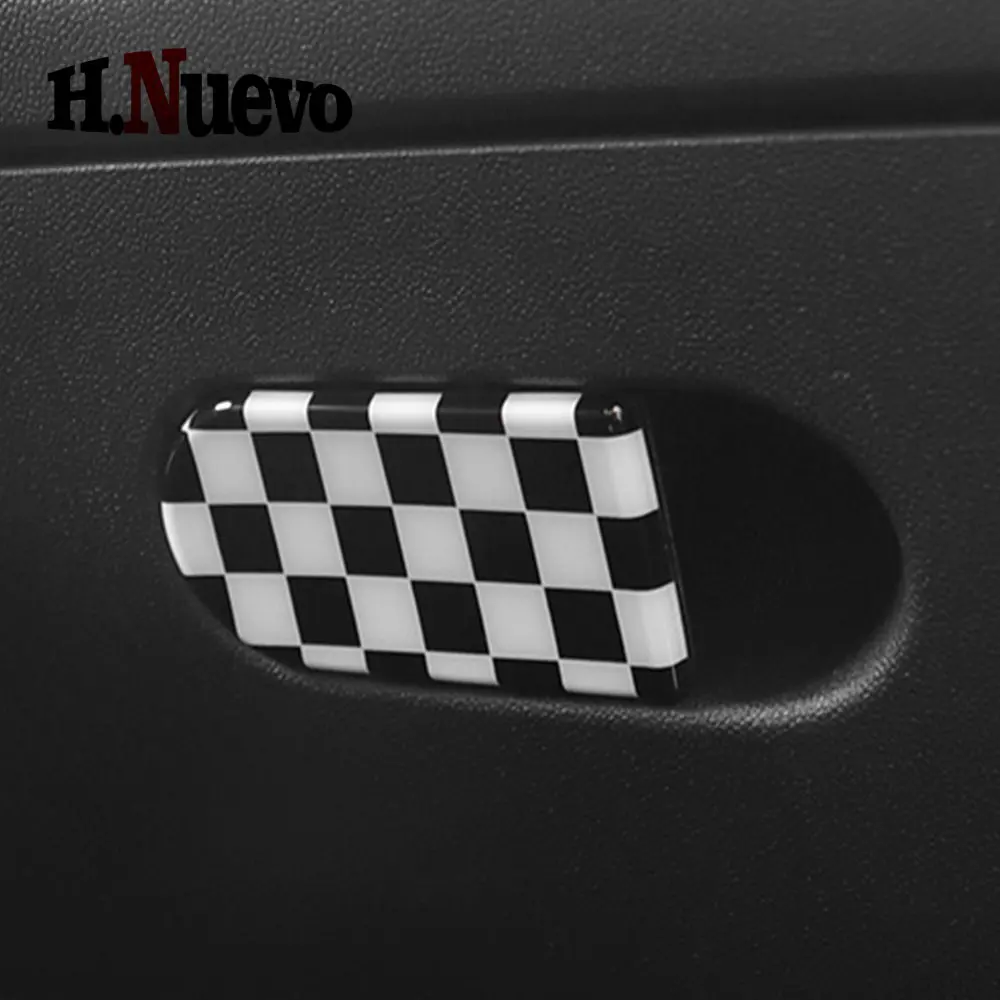 

Car-Styling Car Glove Box Handle Decorative Storage Box Cover Sticker For Mini Cooper S Countryman J01 J05 U25 F65 F66