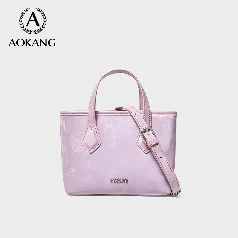 

Aokang Tote Bag 2024 New High-value National Style Handbag Versatile Commuting Simple Large-capacity Crossbody Bags for Women