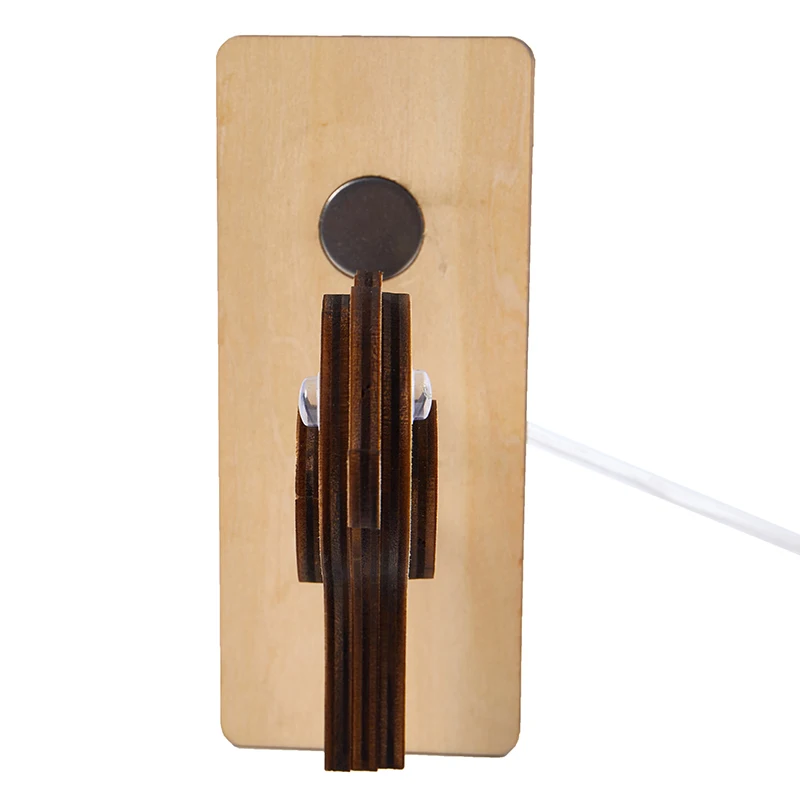 جرس باب خشبي إبداعي مصنوع يدويًا بحبل سحب ، قرع خشبي ، قرع باب عتيق للفصول الدراسية للمنازل