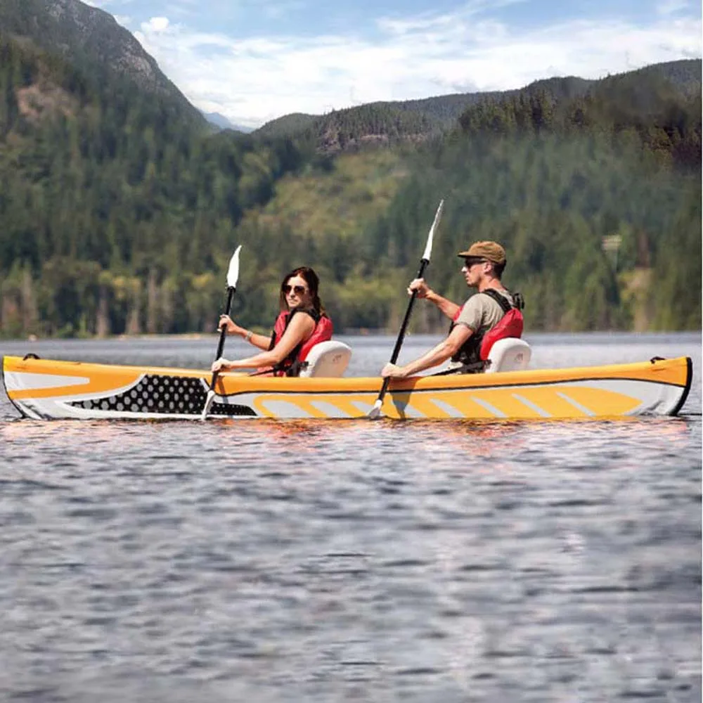 Kanu Schlauchboot Wasser Wildwasser Verdickung 1-2 Personen Rafting Boot Kajak Doppel harten Boden