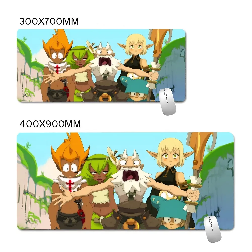 Game W-Wakfu Mousepad Mouse Mat Desk Mat With Pad Gaming Accessories Prime Gaming XXL Keyboard Pad Padding Mat