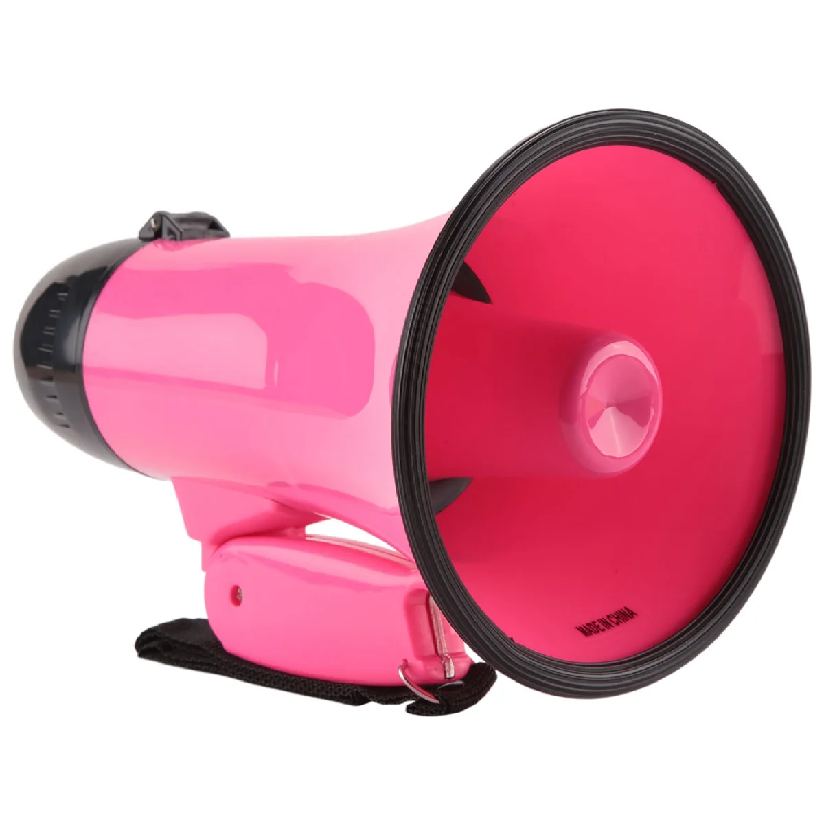 

25 Watt Compact Megaphone Speaker PA Bullhorn - with Built-in Siren, Voice Recorder, Bottle Opener,Pink