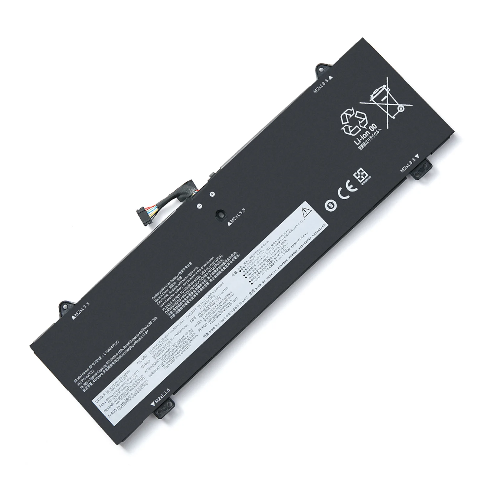 Imagem -06 - Bateria para Lenovo Ideapad Yoga Bvbh Bl19m4pdc L19c4pdc L19l4pdc 714itl5 7-15itl5 5b10z26482 5b10z26479 5b10z26485 1536 v