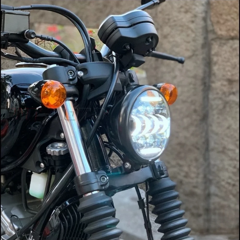 Motorcycle Modified Round High Bright Headlight Fit For HYOSUNG GV300S