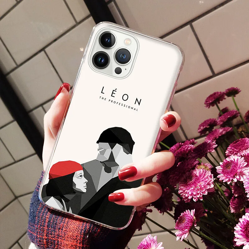 Leon Matilda Natalie Portman Movie Phone Case For iphone 16 15 14 Pro Max 16 15 14 13 12 Pro 15Plus iphone 11