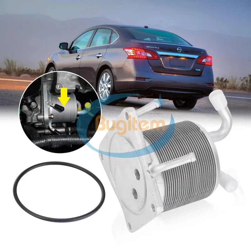 

New 21606-1XF0A 21606-3TX0A CVT Transmission Oil Cooler Kit For Fix Upgrade With 4 Port For Nissan Sentra Rogue Juke 2011-2014