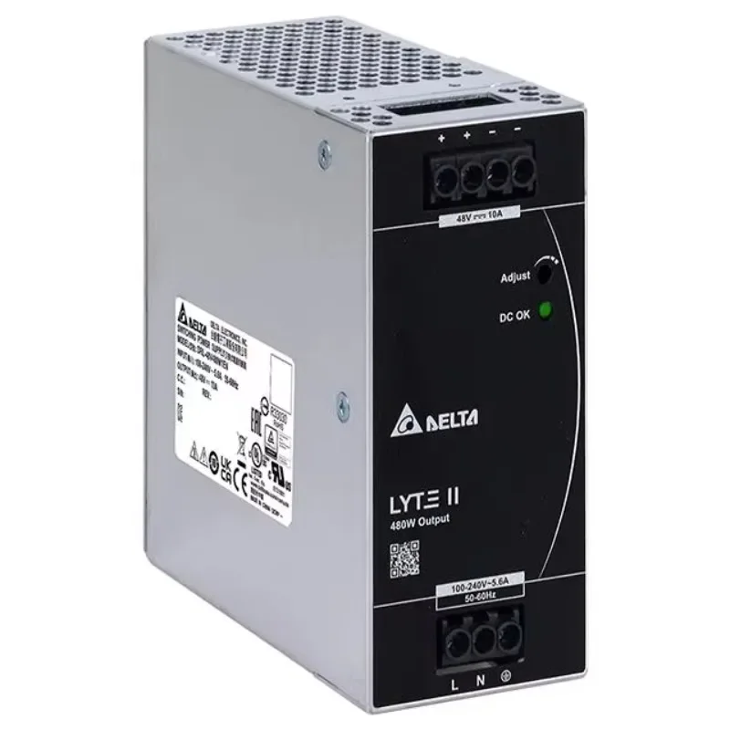 DRL-48V480W1EN 48V 480W 10A Original Genuine Delta Switching Power Supply Rail Type Power Supply