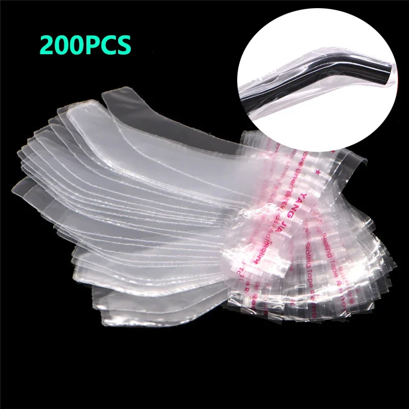 

200Pcs/box Disposable Led Light Curing Tip Plastic Covers Dental Curing Light Guide Sleeves Denrtist Materials