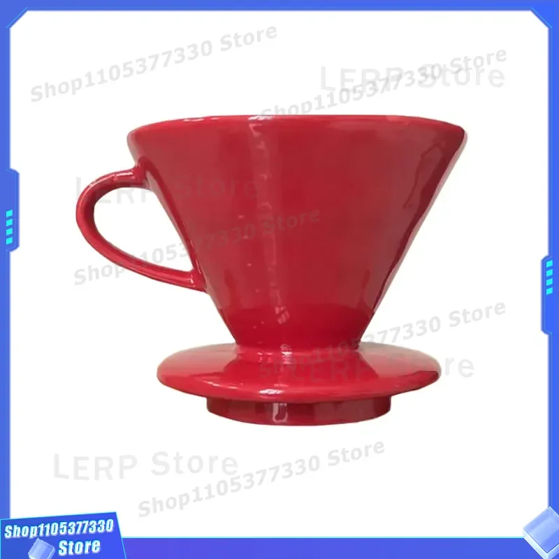 Pink Ceramic Coffee Dripper Set with Inverted Filter Cup for Pour Over Brewing Manual Drip Coffee Maker Kitchen Accessories