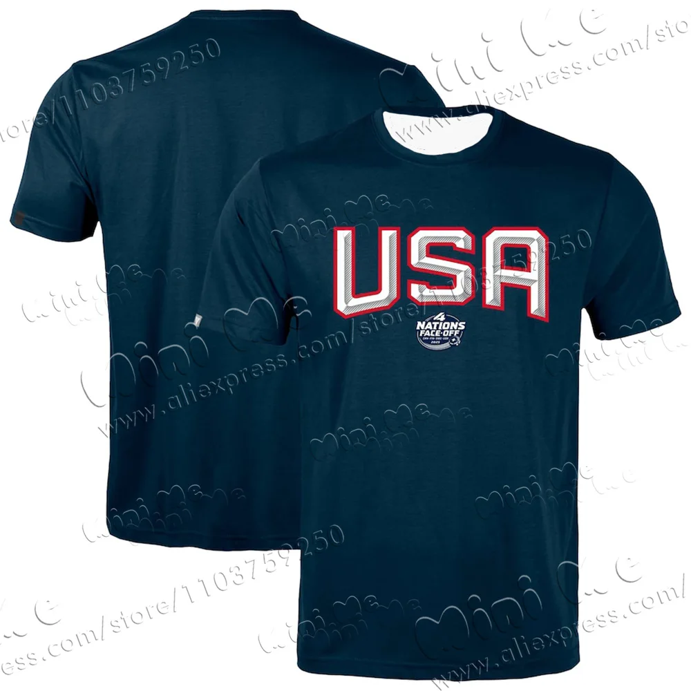 Hot Selling Unique USA Levelwear 2025 4 Nations Face-Off Richmond T-Shirt 3d Shirt Outdoor  Youth Child Breathable Jersey